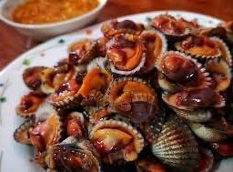 หอยแครงลวก