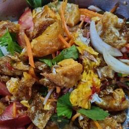 Spicy Fried Egg Salad