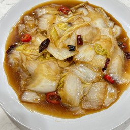 ผัดผักกาดขาวเปรี้ยวเผ็ด