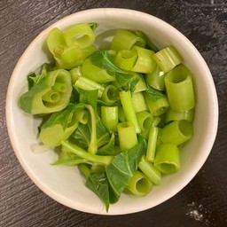 Boiled Water Spinach : ผักบุ้งลวก