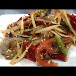 ตำปูปลาร้ากุ้งสด