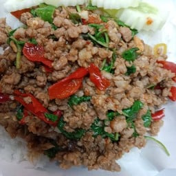 กระเพราหมูตุ๋น