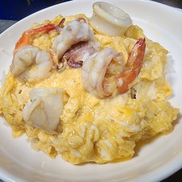 ข้าวไข่ข้นทะเลเด็กๆ(ไม่เผ็ด,ไม่ผัก)