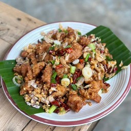 หมูเด้งคั่วพริกเกลือ