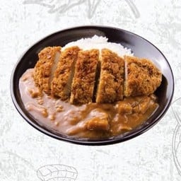 ข้าวแกงกะหรี่ไก่ทอด