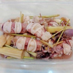 หมึกไข่ผัดหวาน