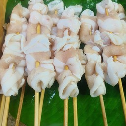หมูสามชั้นย่าง ( น้ำจิ้มซีฟู๊ด )