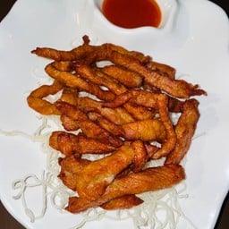 หมูแดดเทียวทอด