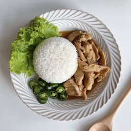 ข้าวหน้าไก่ซีอิ๊ว