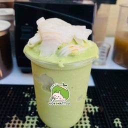 ชาเขียวนม มะพร้าวนมสดปั่น