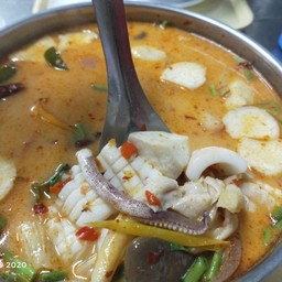 ต้มยำปลาหมึก น้ำข้น