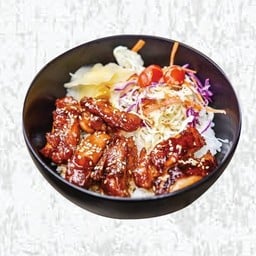 ข้าวหน้าหมูผัดซอสเทอริยากิ