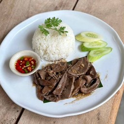 ข้าวผัดตับกระเทียม