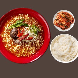 รามยอน+ข้าวเปล่า