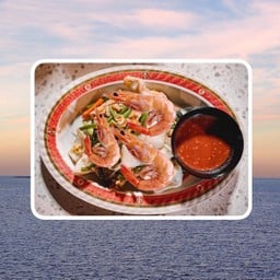 สุกี้แห้งกุ้ง