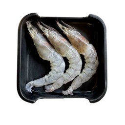 กุ้งขาวแกะเปลือก