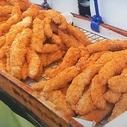 ไก่ทอดไม่มีกระดูกเขย่าผง 2 รสชาติ (ทูโทน)