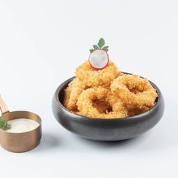 ปลาหมึกทอดกรอบ