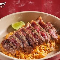 ข้าวผัดมันเนื้อสเต็กพิคานย่า