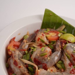 ตำกุ้งสด