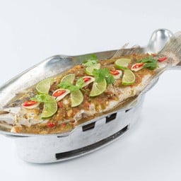 ปลากะพงทอดตะไคร้