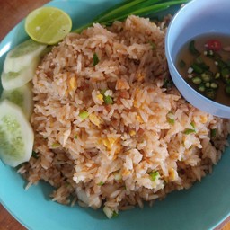 ข้าวผัด  ปลาหมึก จับโบ้    ( เนื้อหมึก + ไข่ )