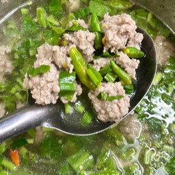 ต้มแซ่บหมูสับ พริกยกสวน