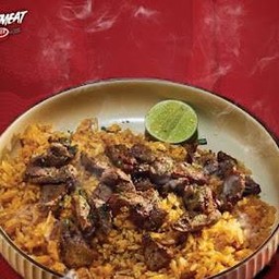 ข้าวผัดเนื้อดรายเอจ