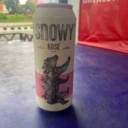 Snowy rose