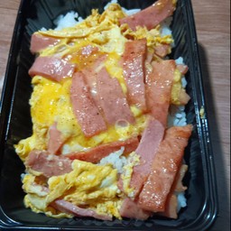 ข้าว ไข่ข้นแฮม