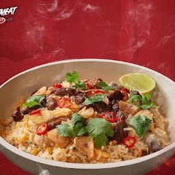 ข้าวผัดเนื้อเค็มมัสมีท