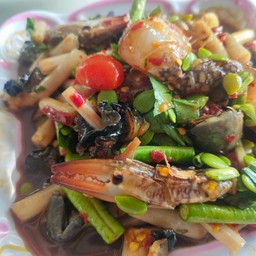 ตำไหลบัว ปูปลาร้า ปูม้า