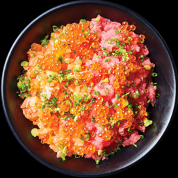 SALMON SUKIMI DON