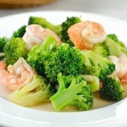บล็อคโคลี่ผัดน้ำมันหอย