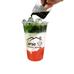 ชาเขียว นมสด สตอเบอรี่