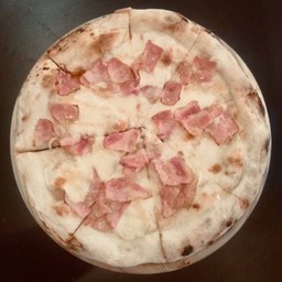 Hot Honey Bacon Bianca / พิซซ่าเบคอนน้ำผึ้ง