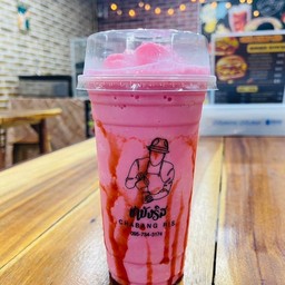 สตอเบอร์รี่นมสดปั่น