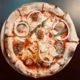 Italian Sausage  Pizza/ พิซซ่าไส้กรอกอิตาเลี่ยน