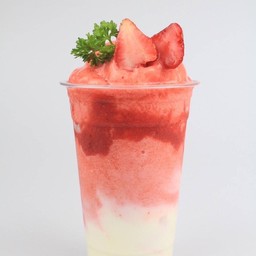 สตอวเบอร์รี่สมูตตี้โยเกิร์ต