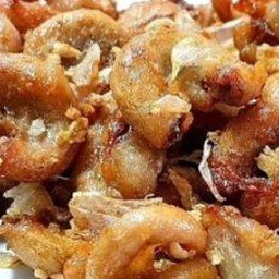 ไส้อ่อนหมูทอด