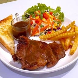 The one steakhouse ชุมชนหมู่บ้านสมนึกลาดกระบัง1แยก2