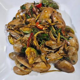 หอยลายผัดฉ่า