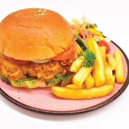 เบอร์เกอร์ไก่กรอบ