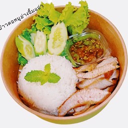 ข้าวหมูจิ้มแจ่ว