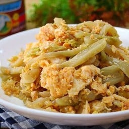 ผ้กกาดดองผัดไข่