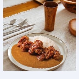 ข้าวแกงกะหรี่ไก่ป๊อกแป๊กอรรถรส homemade