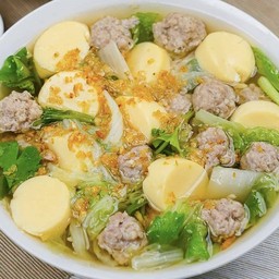 แกงจืดเต้าหู้หมูสับ