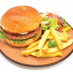 พรีเมี่ยมเบอร์เกอร์เนื้อ