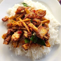 พริกแกงหมูการอบ