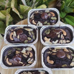 Brownie ชอคเข้ม เนื้อหนึบ หวานน้อย